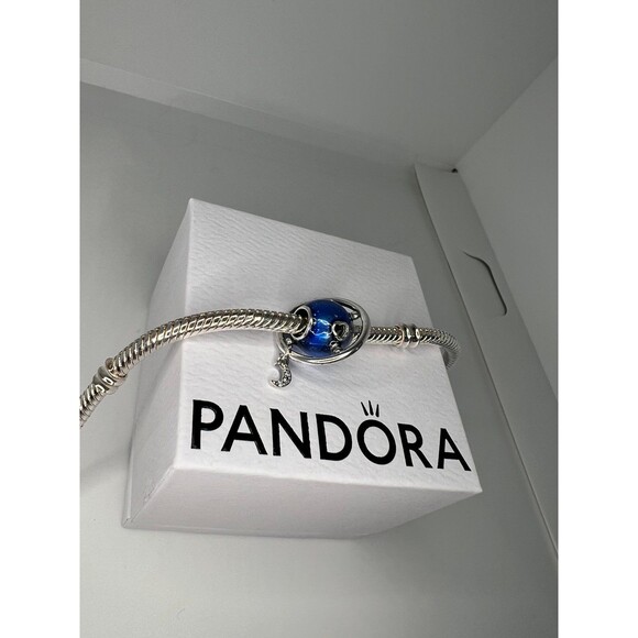 Pandora Blue Saturn Charm - Picture 3 of 7